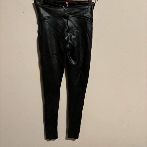 Spanx Faux Leather Leggings- Size Small (Petite) - Picture 3 of 6